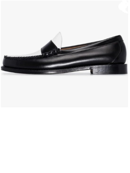 FOWT Black/White Men Stylish Round Toe Slip On Comfortable Comfy Low Heel Loafer main image 8